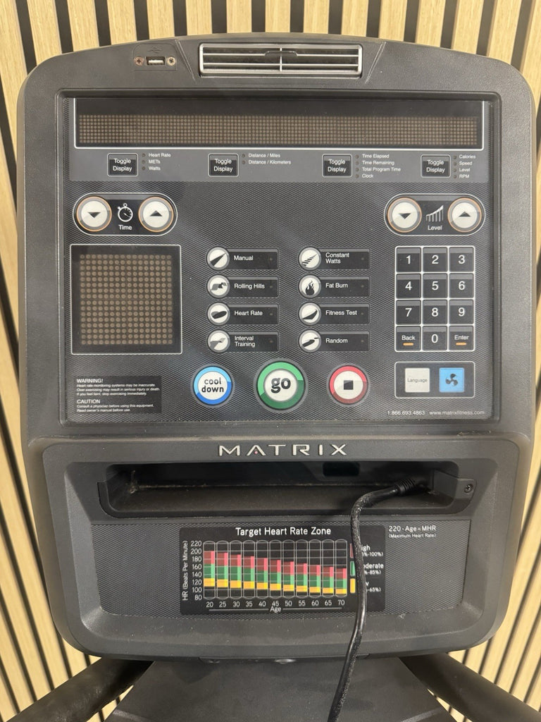 Matrix U5x Upright Bike With LED Console