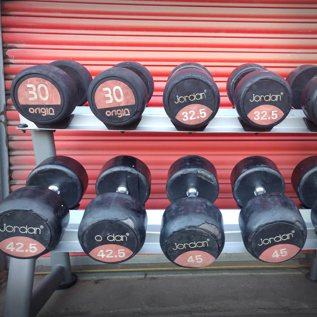 Jordan / Origin 2.5kg -50kg With Racks. Commercial Gym Equipment