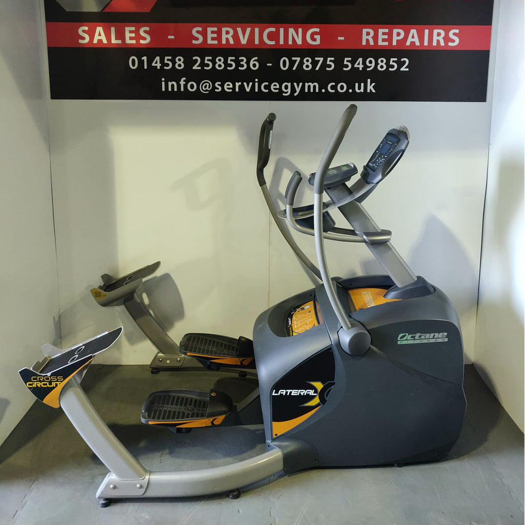 Octane LX8000 Lateral Cross Trainer with Console. Commercial Gym Equipment