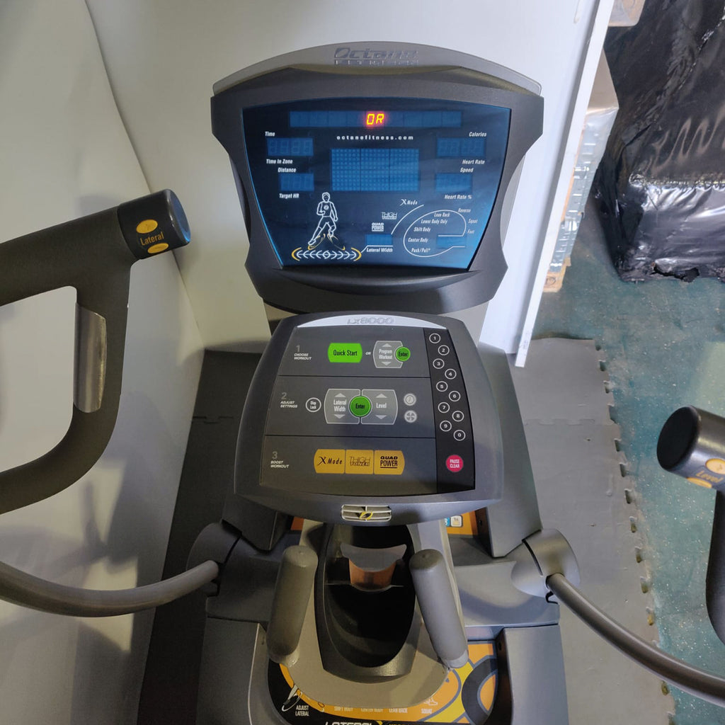 Octane LX8000 Lateral Cross Trainer with Console. Commercial Gym Equipment