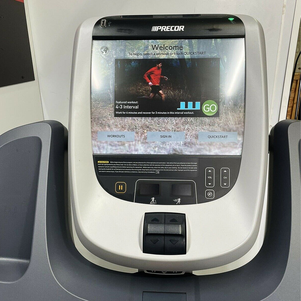 Precor 885 V1 Treadmill With P80 Touchscreen. Commercial Gym Equipment