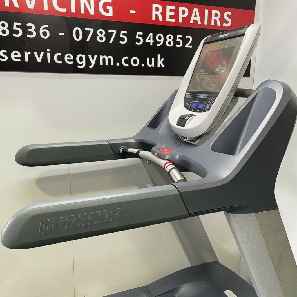 Precor 885 V1 Treadmill With P80 Touchscreen. Commercial Gym Equipment