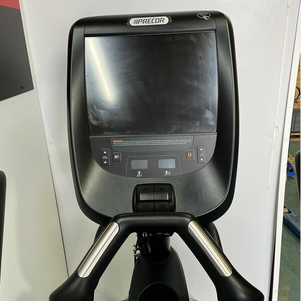 Precor Cross Trainer EFX 885 with P82 Console. Commercial Gym Equipment.