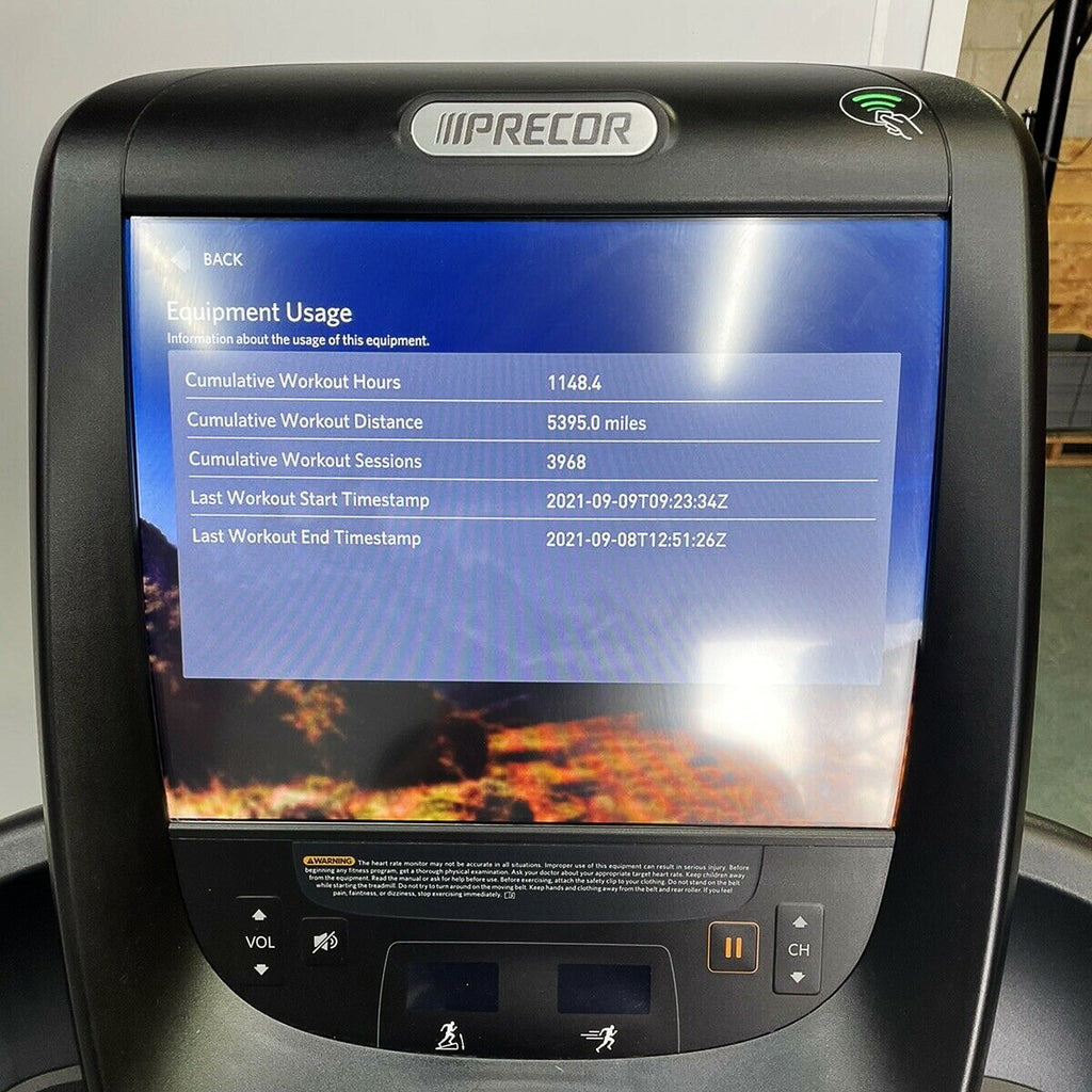 Precor Experience 8 Series Treadmill With P82 Console. Commercial Gym Equipment