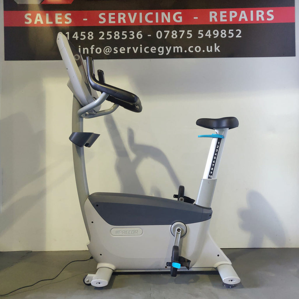 Precor UBK 885 Upright Cycle Bike. Commercial Gym Equipment